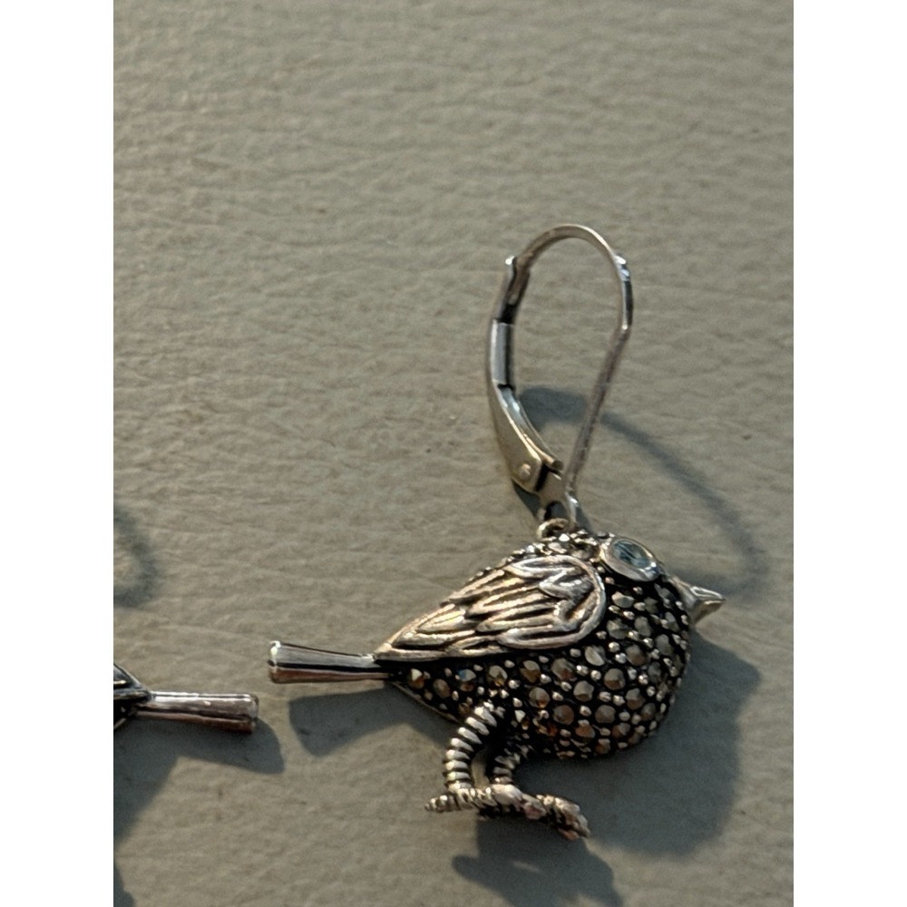Aura By TJM 925 Silver Thailand Bird Earrings -#357 - Picture 4 of 6